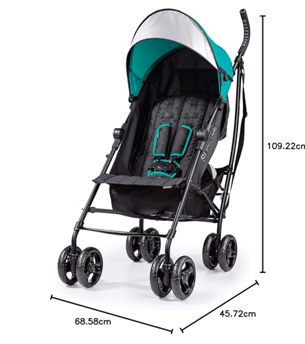 Black Lightweight Aluminum Frame Stroller T427846