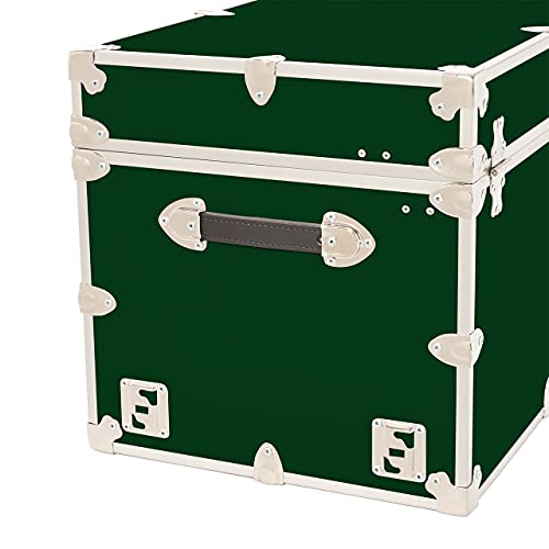 Purple Leather Embossed Vinyl Trunk with Removable Wheels 36"x18"x18" B36989
