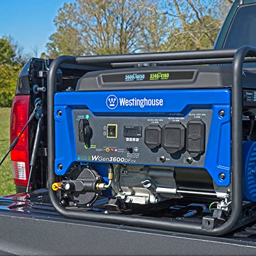 4650 Peak Watt Dual Fuel Portable Generator with Remote Electric Start T952994