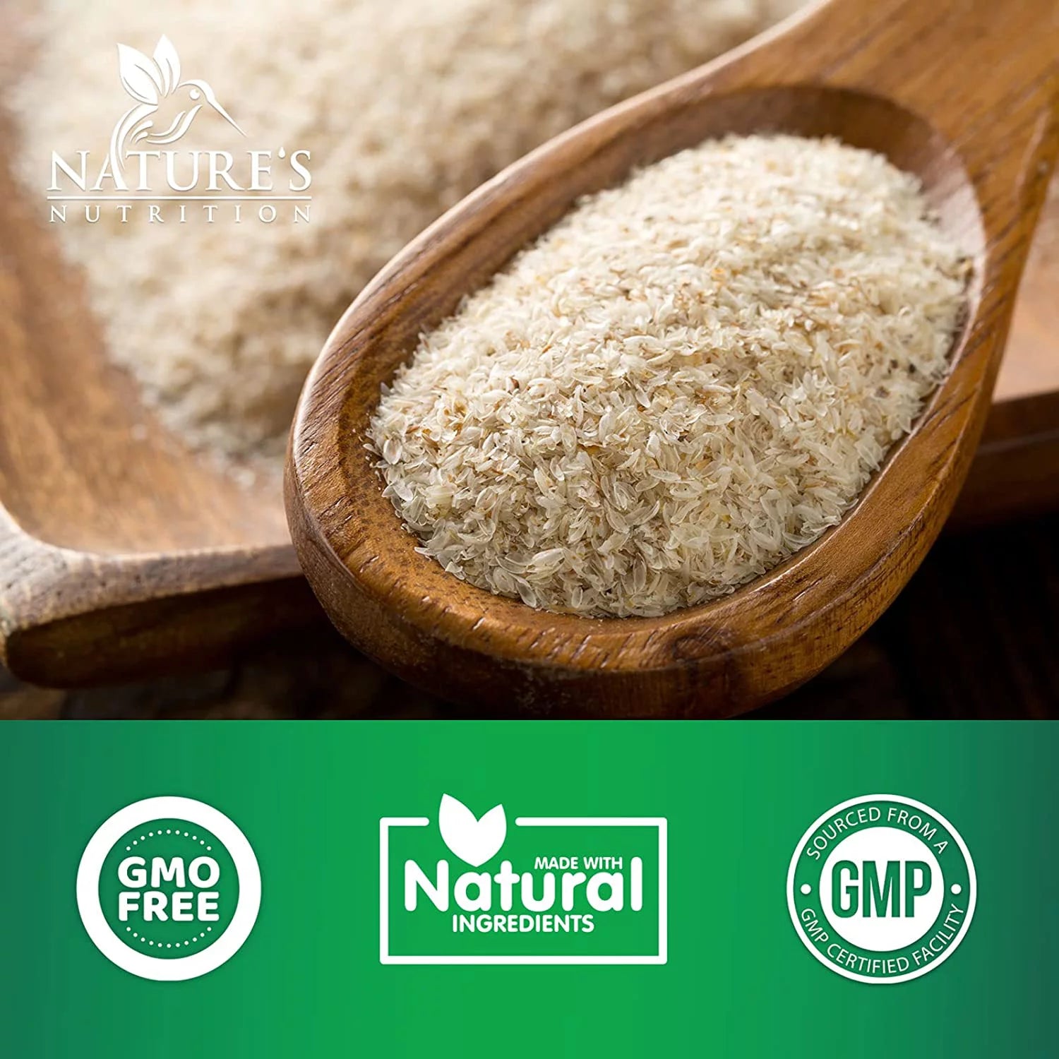 180 Capsules Psyllium Husk 1450mg Soluble Fiber Supplement G20876