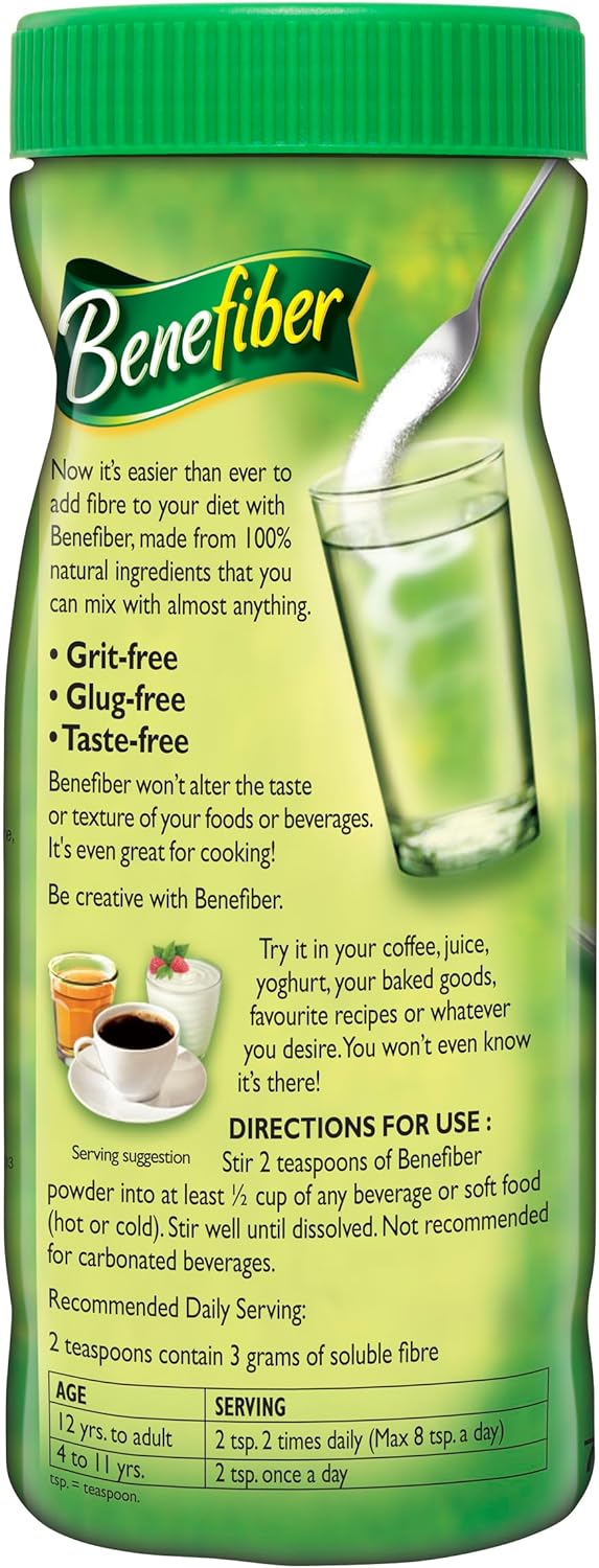 Taste-Free Sugar-Free Fiber Supplement Powder 74 Servings 261g X88569