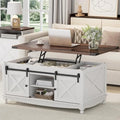White Lift Top Coffee Table with Storage G74311