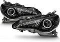 Black Housing Projector Headlights with LED Signal Lamps E77617