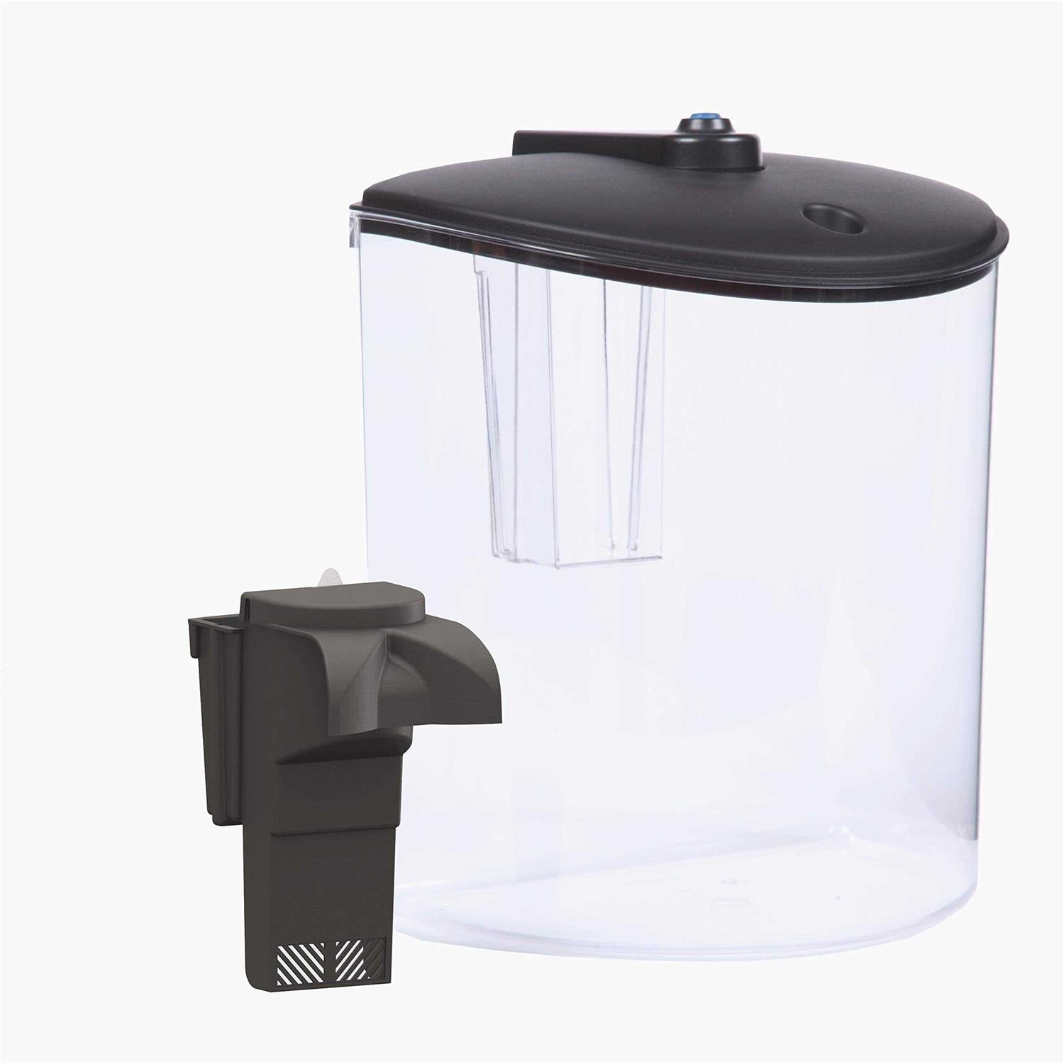 1.5-Gallon Fish Tank with LED Lighting and Power Filter I9858