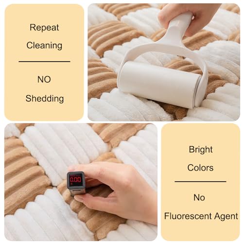 Dark Brown 27.6" x 82.7" Non Slip Washable Sofa Cover I64015