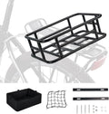 Large Rear Removable Metal Bicycle Basket with Black Liner E860