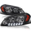 Black Clear SMD Led Headlights for Chevy Chevrolet Impala 2006-2013 G8337