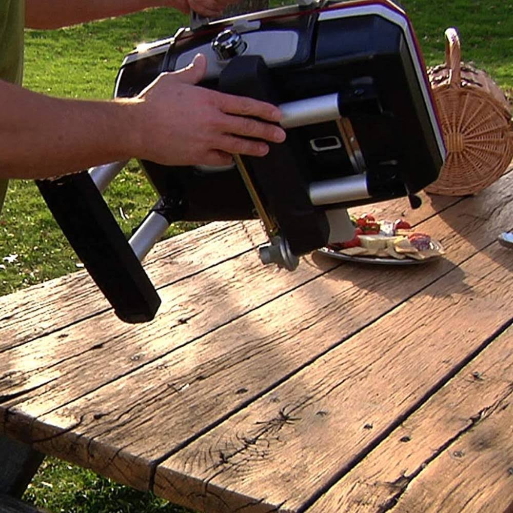 Red Portable Tabletop Gas Grill F525388