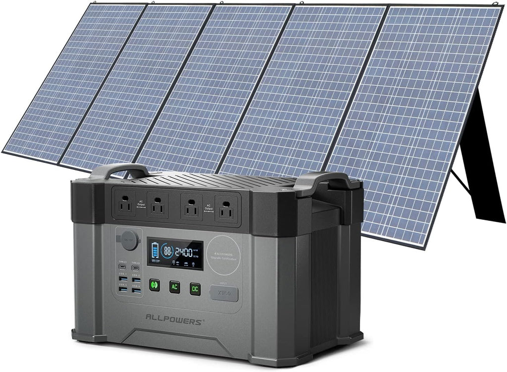 2000W Portable Power Station with 400W Solar Panel Z9951