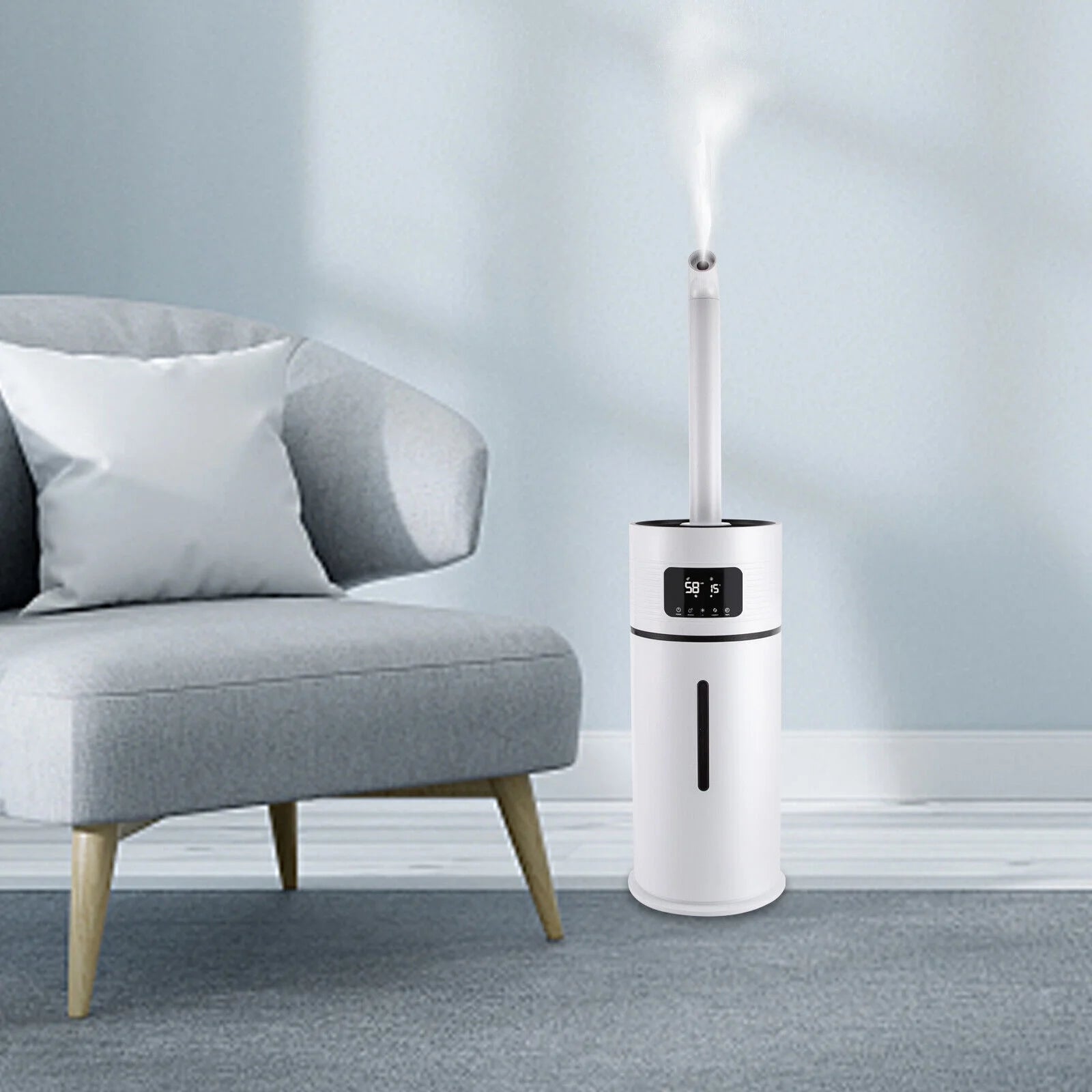 White 4Gal Ultrasonic Commercial Humidifier H85866