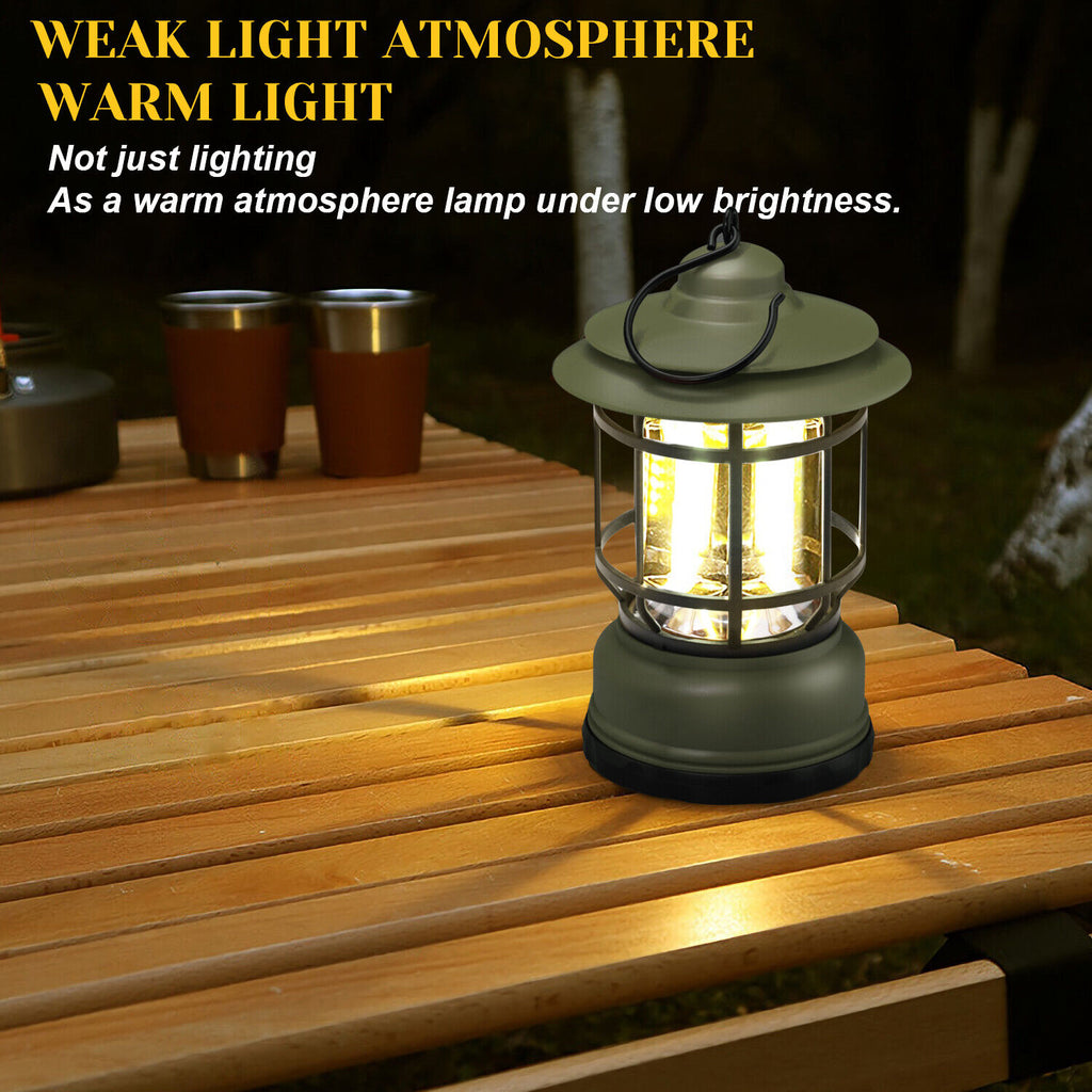 USB Rechargeable LED Camping Lantern Flashlight Lamp L803784