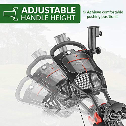 Deluxe Quad-Fold Golf Push Cart R786