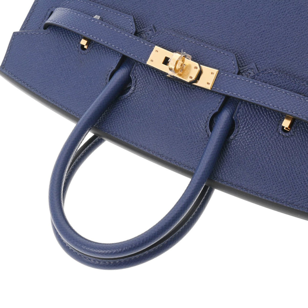 Blue Saphir Birkin 25 Handbag L878