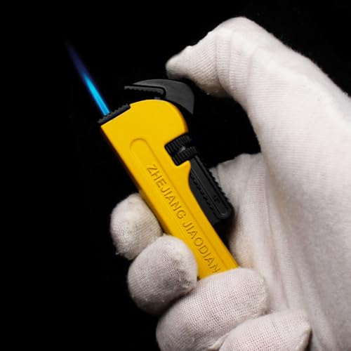 2 Pack Red Black Jet Flame Windproof Butane Torch Lighters R5301