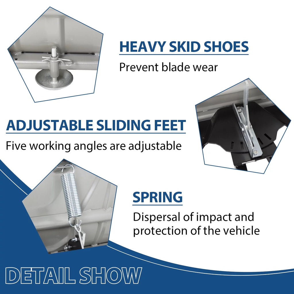 48" Adjustable Steel Snow Plow Blade for ATV G889