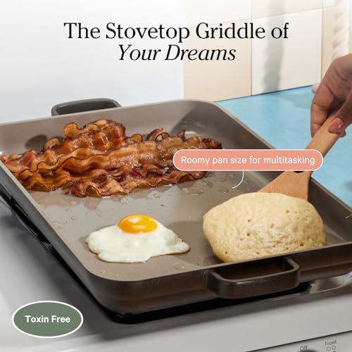 Nonstick Ceramic Griddle Pan with Ergonomic Handles X297277