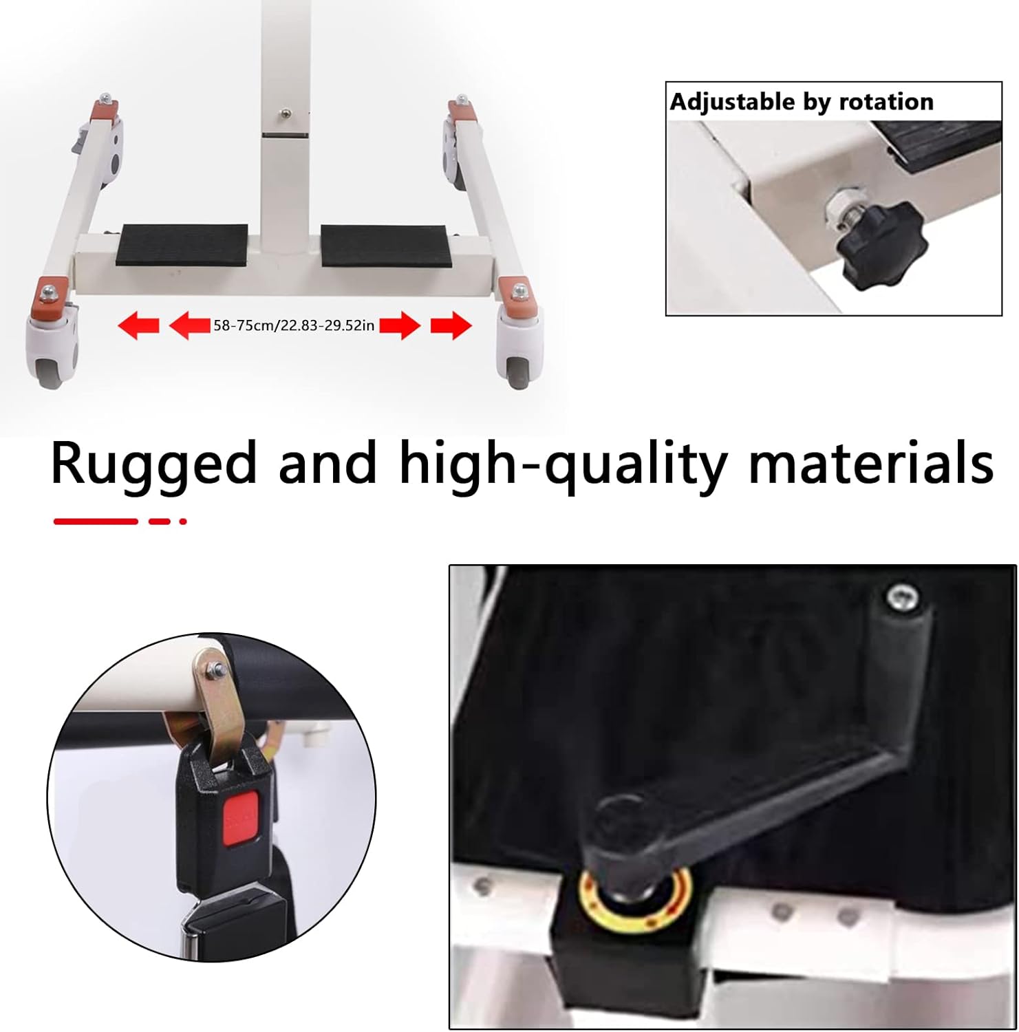 Transfer Wheelchair with Soft Cushion Q14487