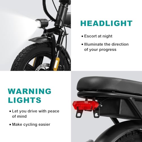 14" Foldable Electric Bike with 560W Motor and 48V Battery H57982