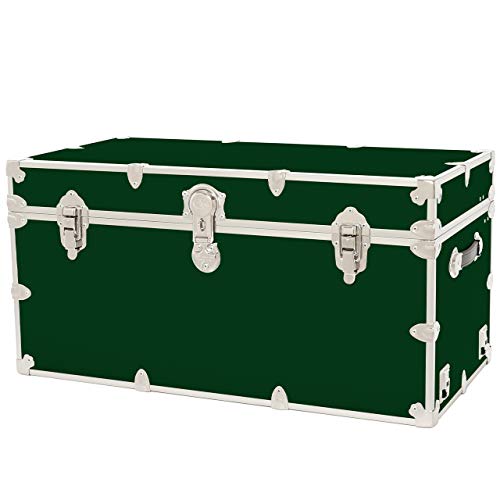 Purple Leather Embossed Vinyl Trunk with Removable Wheels 36"x18"x18" B36989