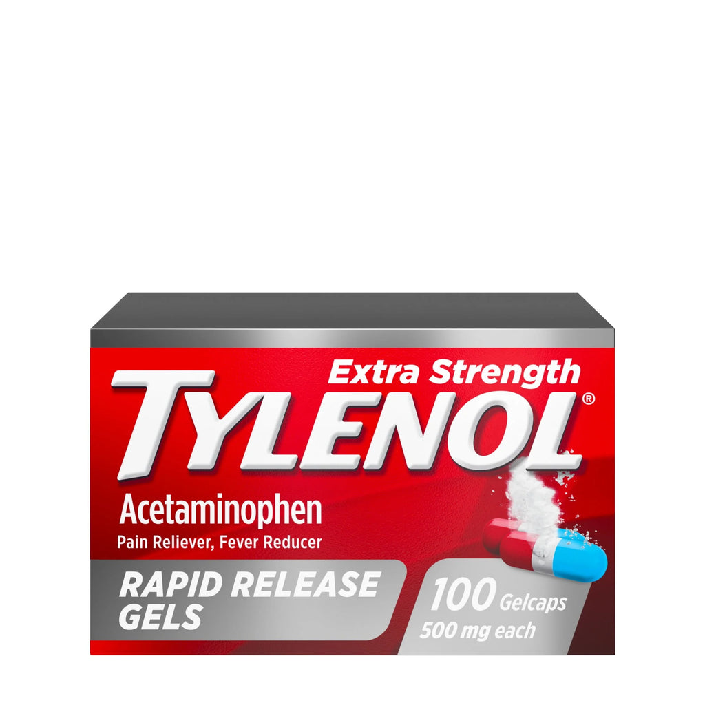Extra Strength Acetaminophen Rapid Release Gels, 100 ct T5094