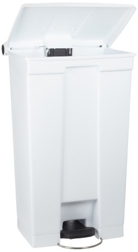 8-Gallon Beige Step-On Lid Trash Can C9783