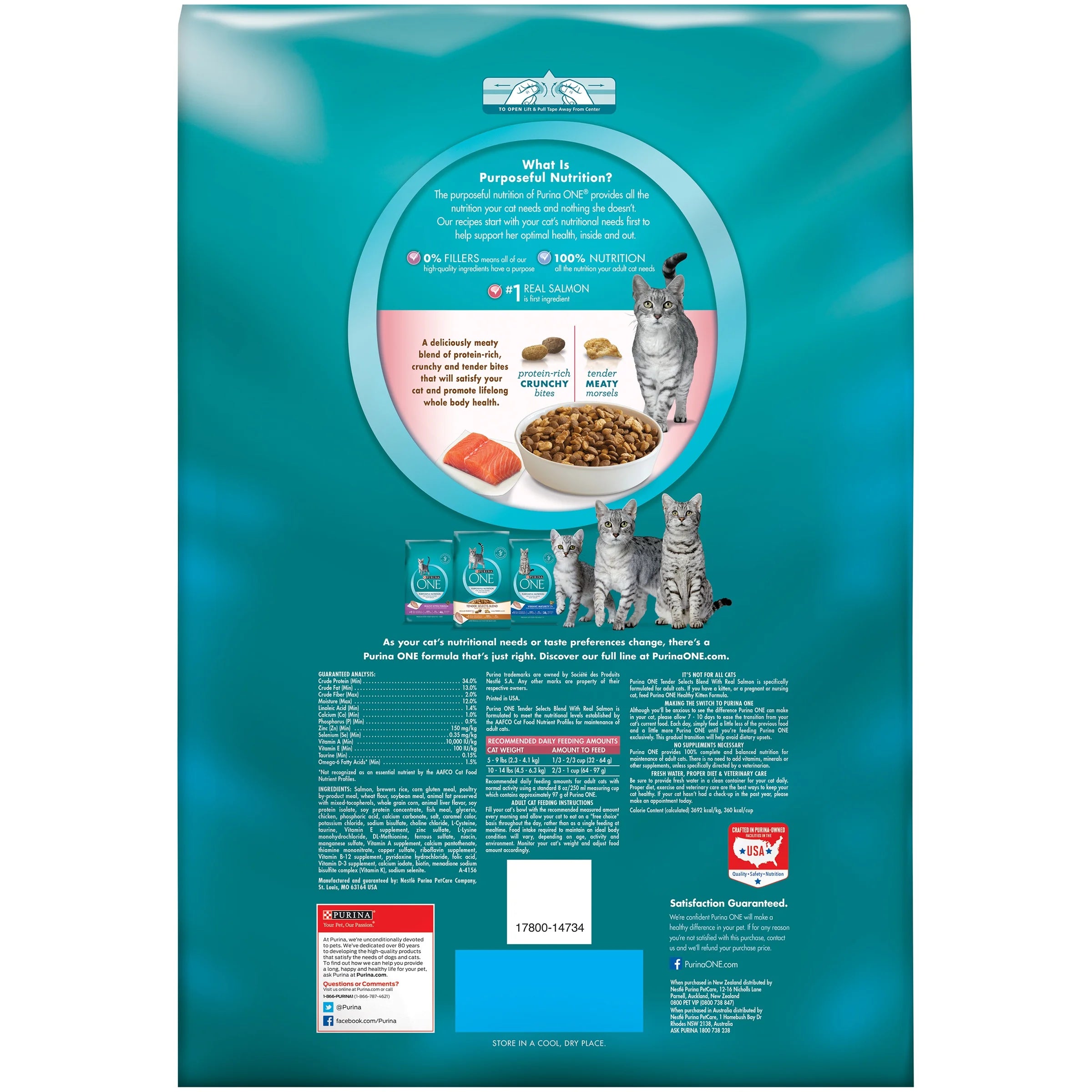 22 lb. Cat Food with Real Salmon F7502
