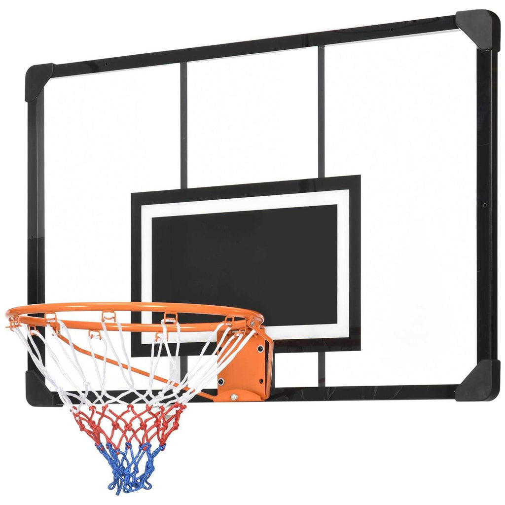 Wall Mounted Basketball Hoop with Shatter Proof Backboard Y969817