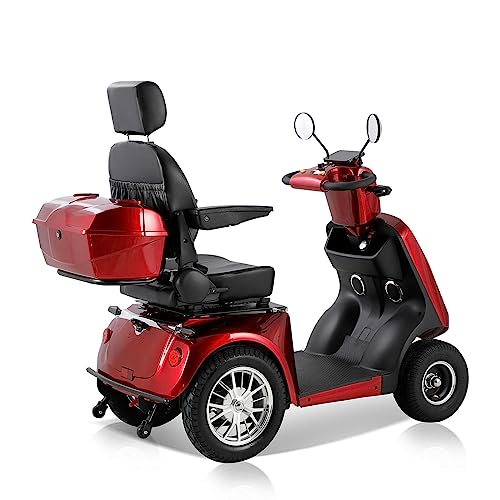 Heavy Duty 4-Wheels Mobility Scooter 800W Red O3129