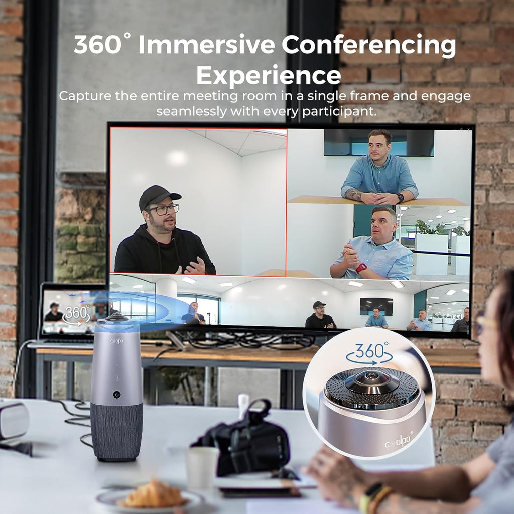 4K All-in-one Conference Room Camera with Speaker, Microphone D264