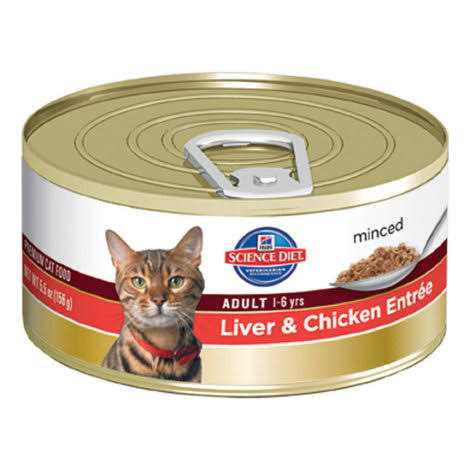 Adult Liver & Chicken Entree Canned Cat Food D3287