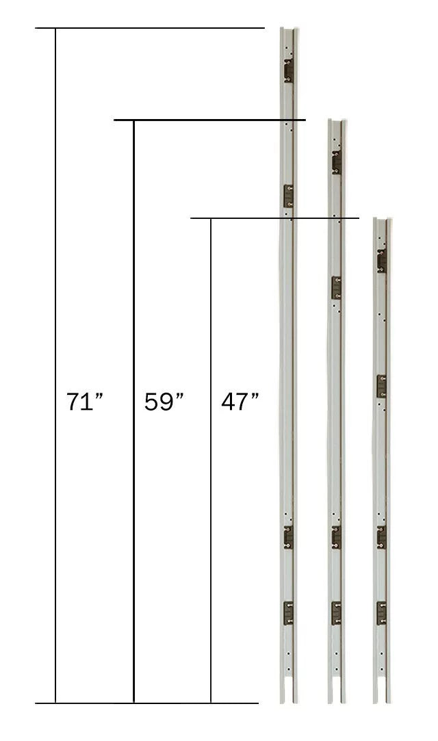 114"W x 72"H Wall Mounted Room Divider M367
