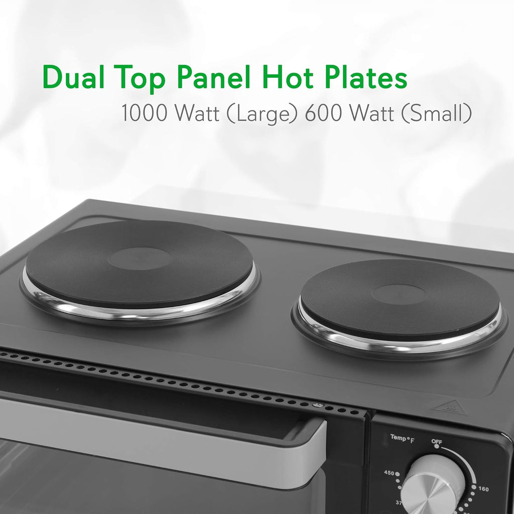 30 Quart Convection Oven with 2 Burner Cooker V38587