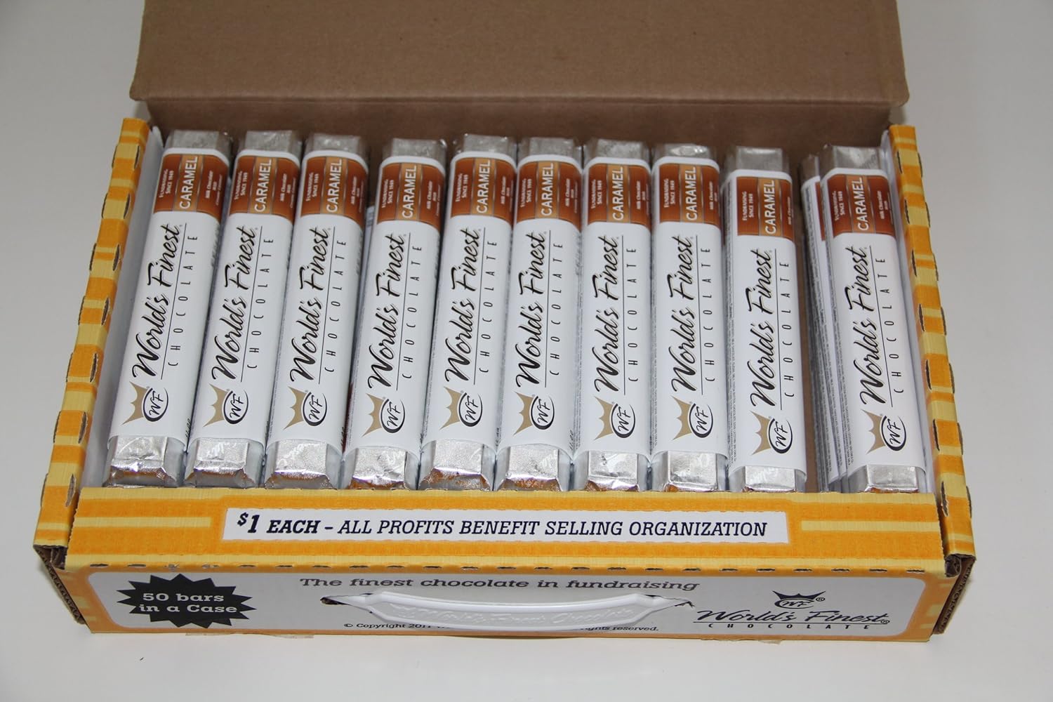 50 Milk Chocolate Caramel Bars U356338