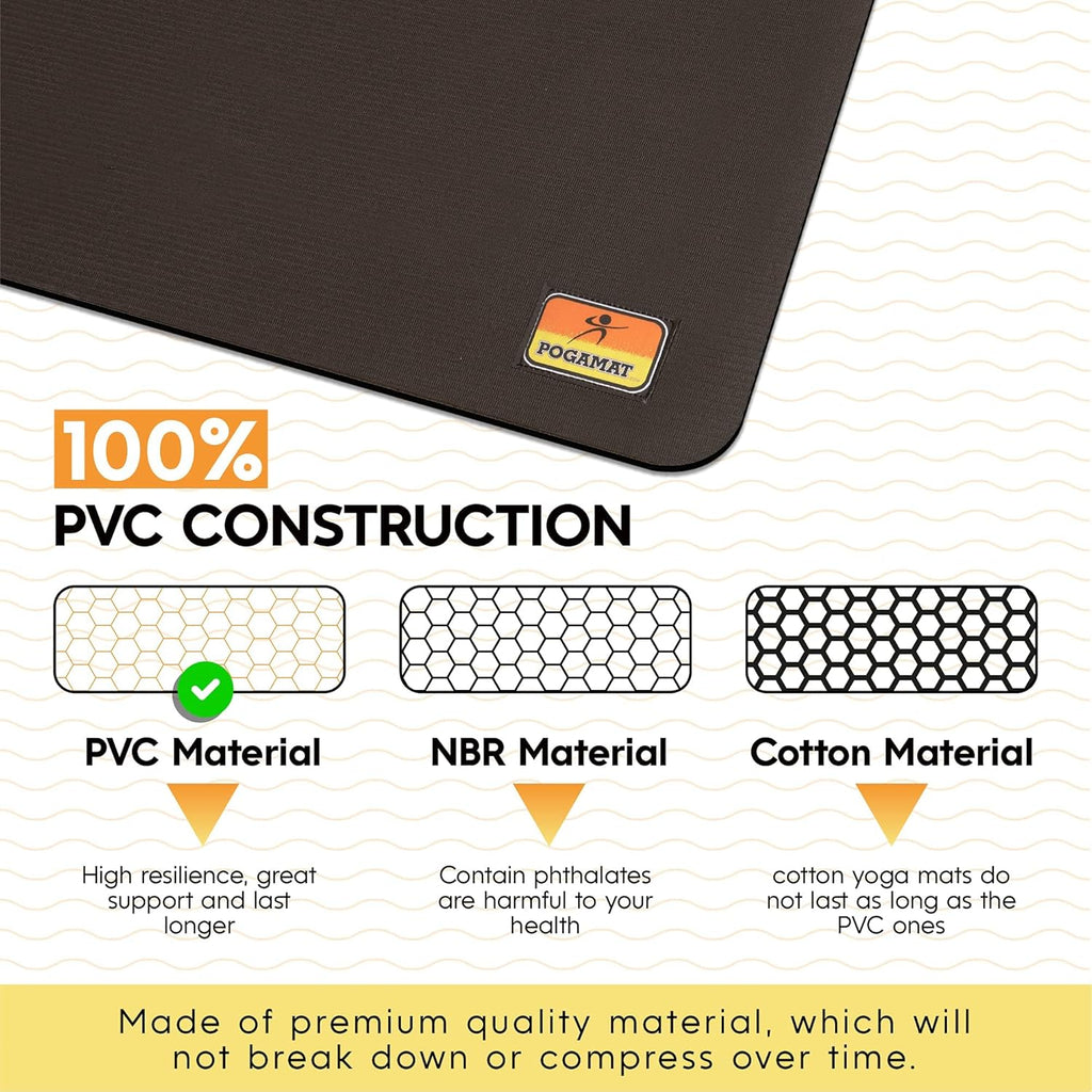 Large Exercise Mat 8 ft X 4 ft X 1/4" Thick E43029
