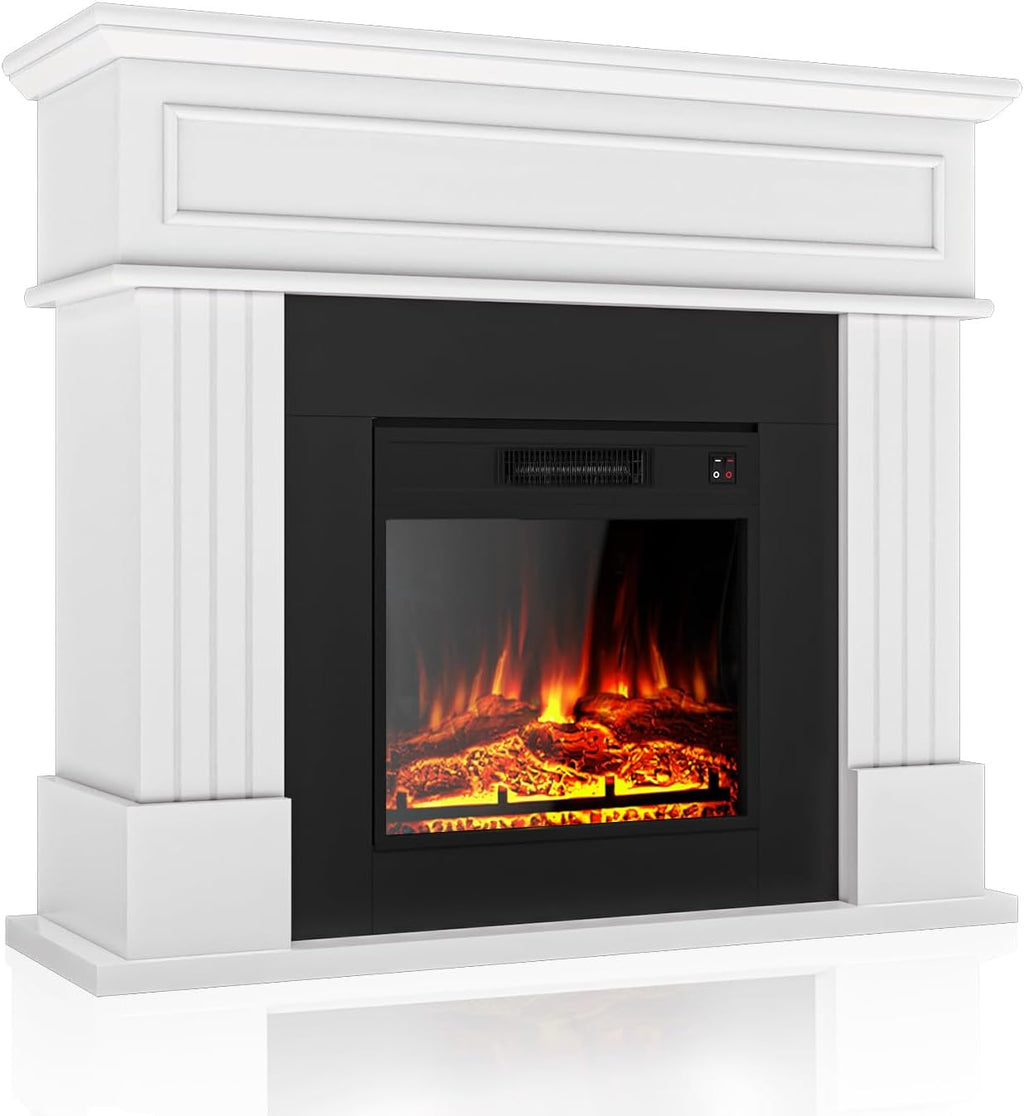 43" Electric Fireplace Mantel with Heater S257271
