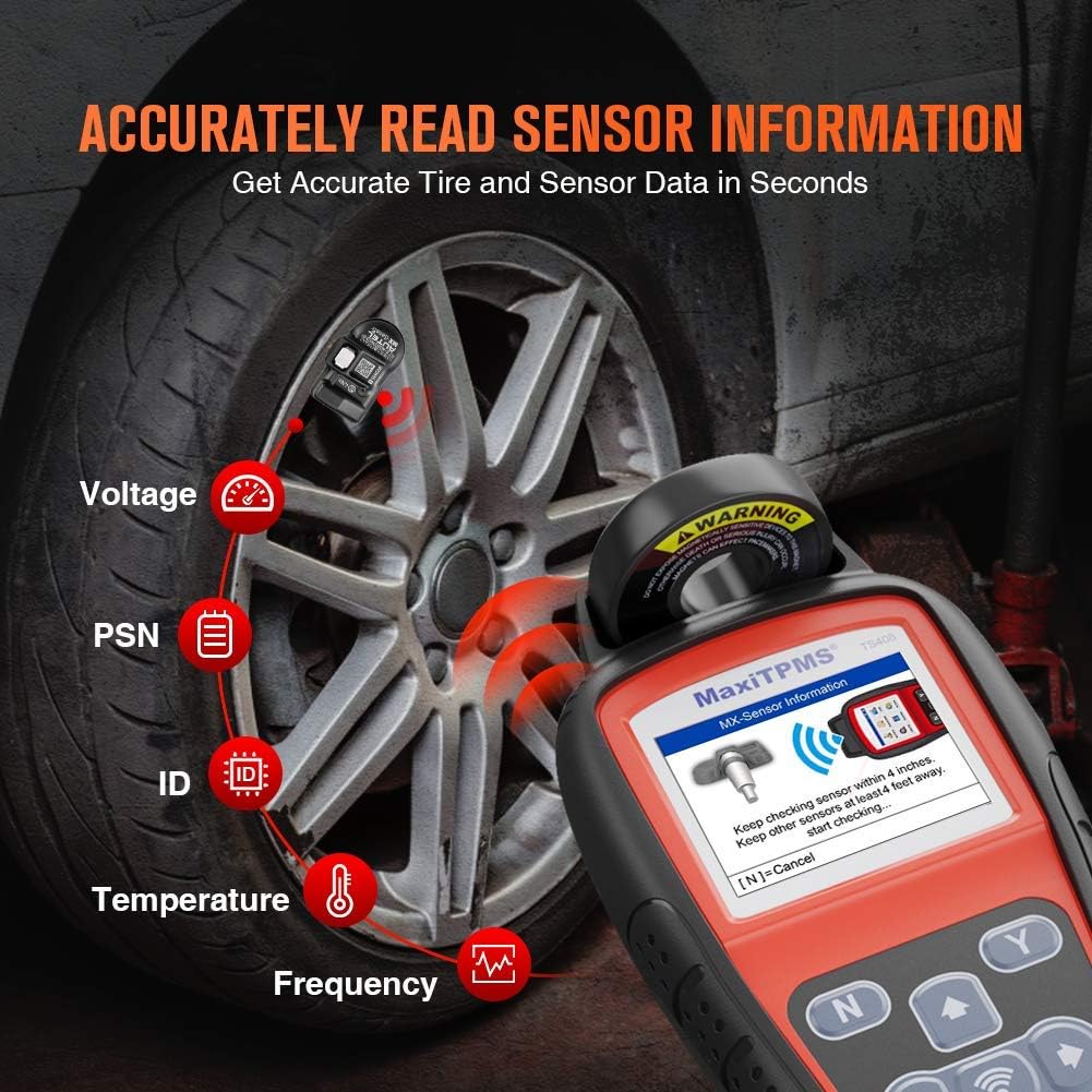 TPMS Relearn Tool TS408 Tire Pressure Monitor Sensor Programming Tool Z212809
