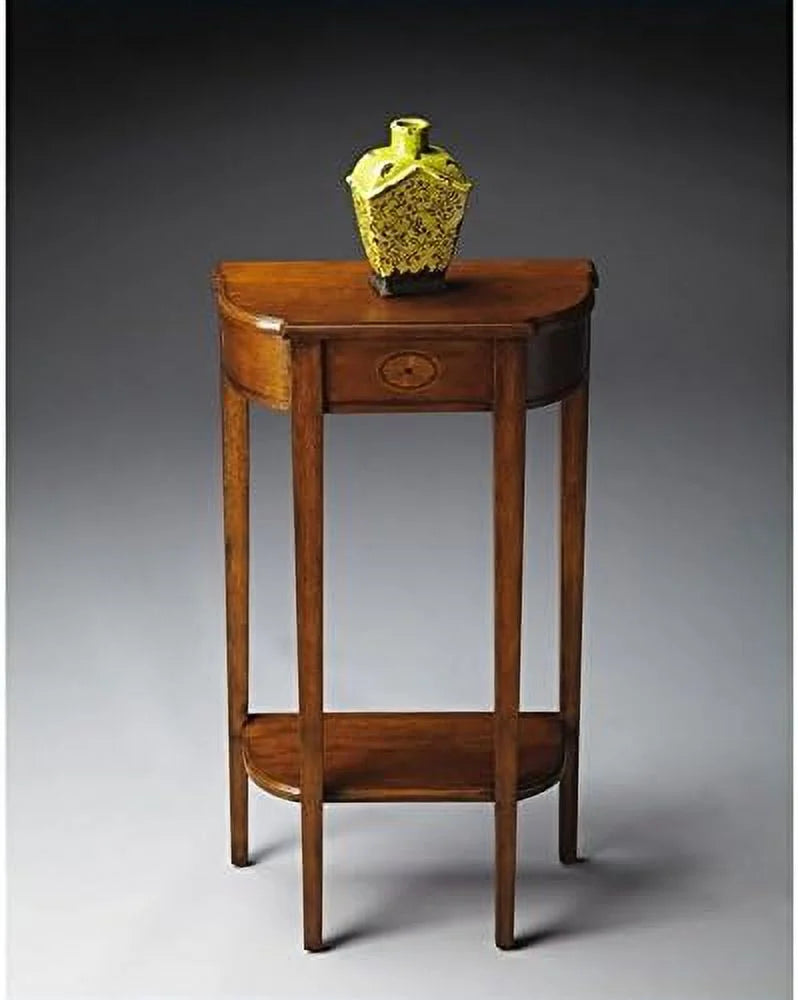 Traditional Console Table in Olive Ash Burl R178181