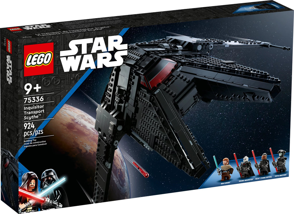 Buildable Toy Starship with Blue and Double-Bladed Red Lightsabers E9384