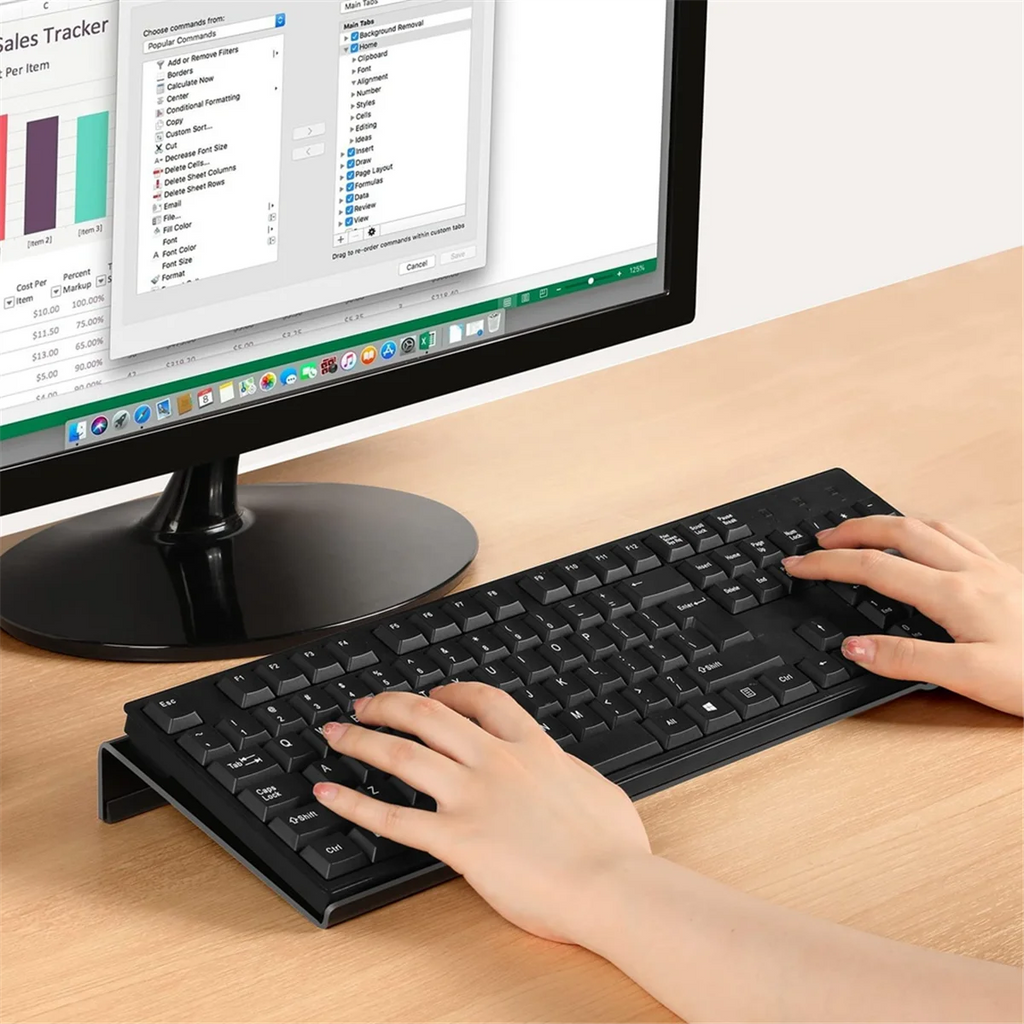 Acrylic Computer Keyboard Stand I8714