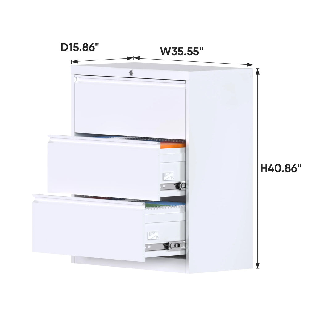 4 Drawer Metal File Cabinet with Lock N6217
