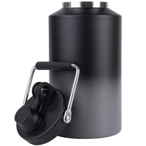 Insulated Gallon Jug, 128oz Stainless Steel Double Vacuum Water Bottle M8129