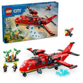 LEGO City Fire Rescue Plane Toy Building Blocks Playset B47048