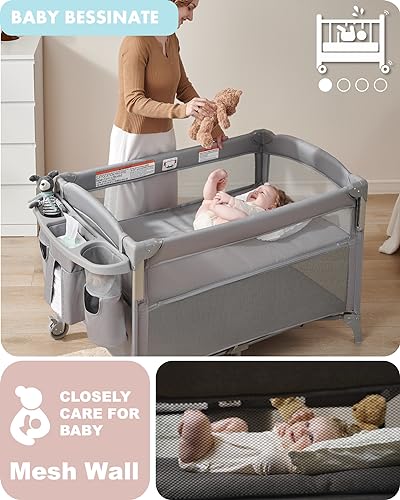 4 in 1 Bassinet Bedside Sleeper R434184