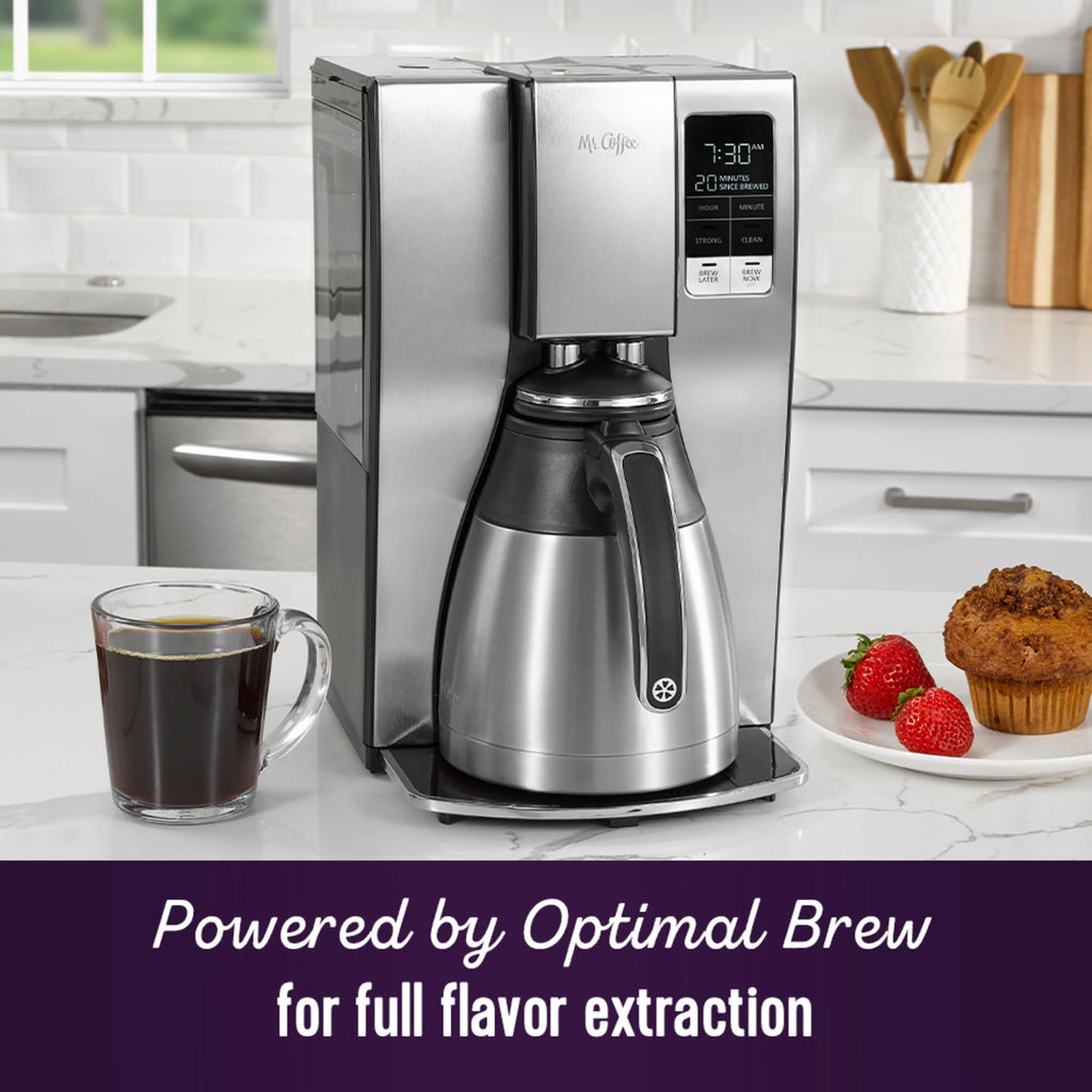 10 Cup Programmable Coffee Maker in Stainless Steel I1015