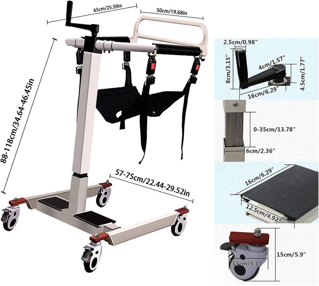 Transfer Wheelchair with Soft Cushion Q14487