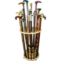 Pine Wood Round Walking Cane Stand A681