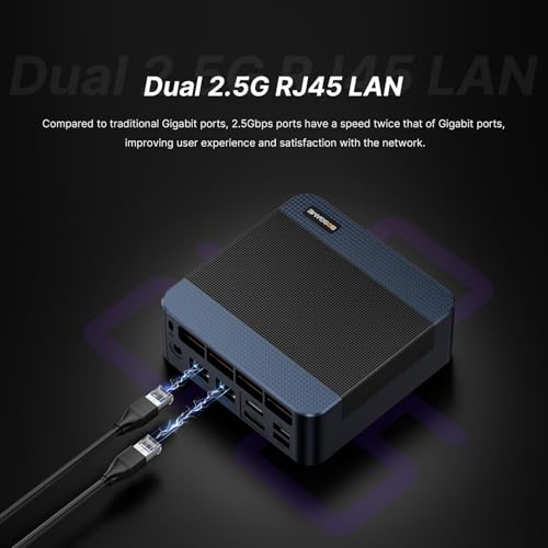 Mini PC, Ryzen 7 5825U, 32GB RAM 1TB SSD, Triple 4K Displays Desktop Computer H979402