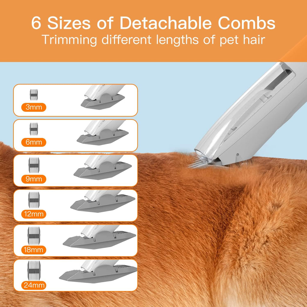Dog Grooming Vacuum with 5 Pet Grooming Tools L724