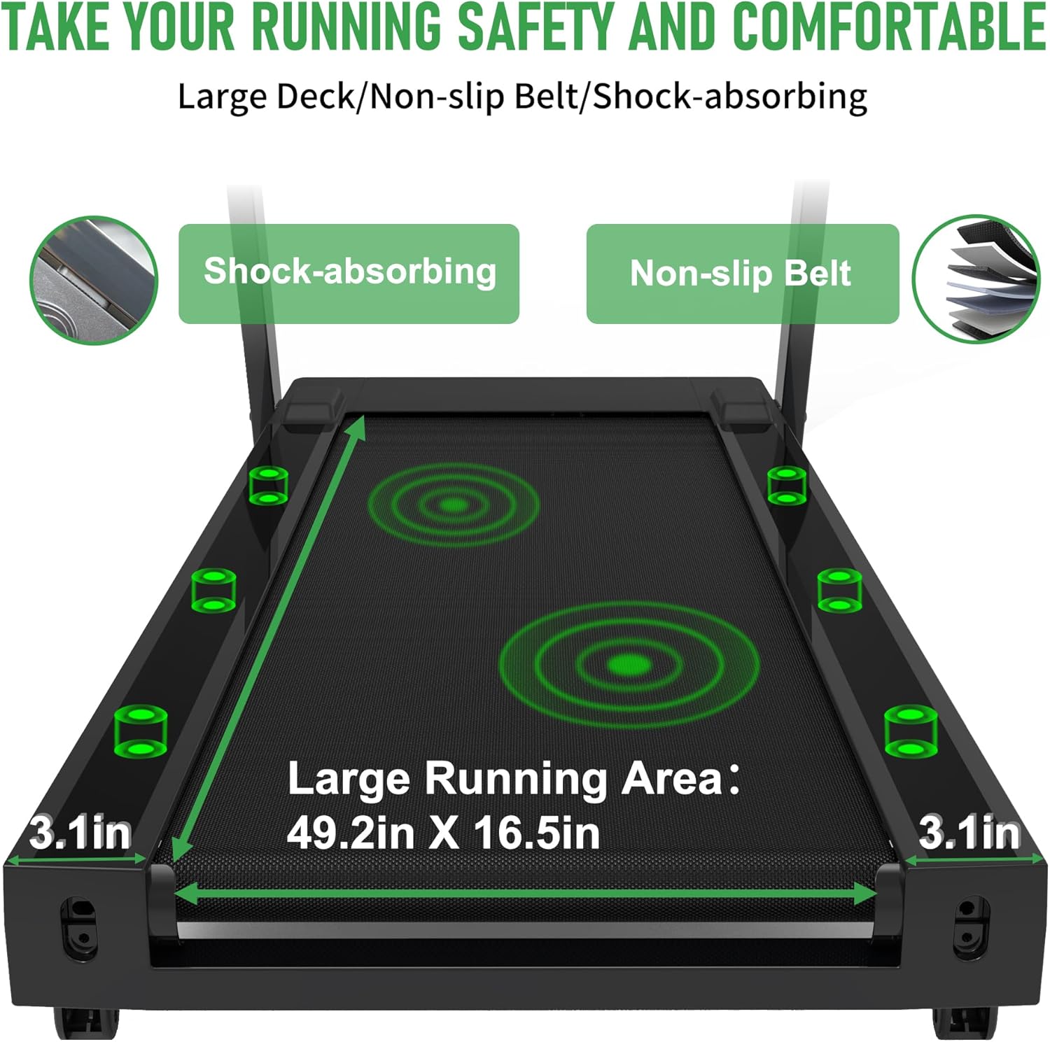 Folding Treadmill with Auto Incline G1249