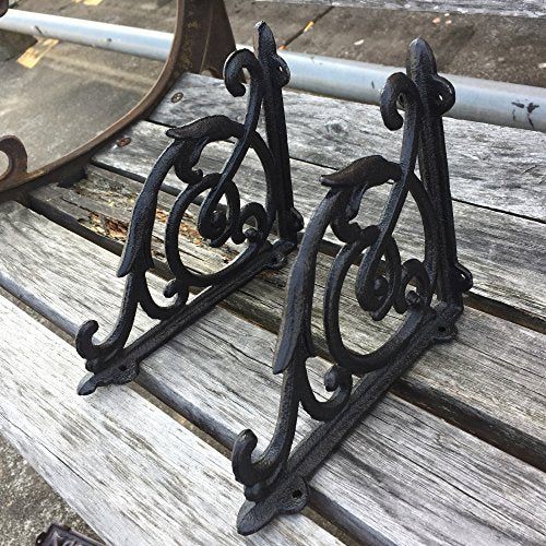 Black Cast Iron Shelf Bracket F824244